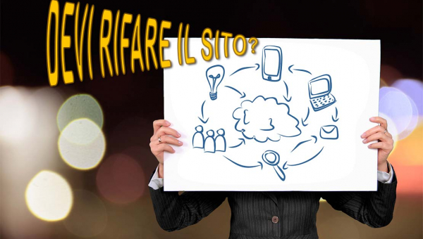rifare sito web